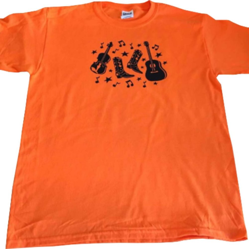 Kid's T Shirt Country Western Music Youth Child’s Children’s XL Never Worn NEW